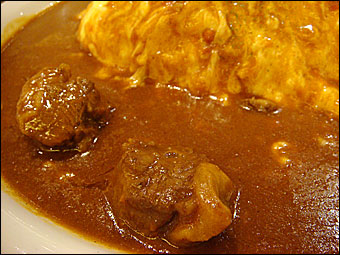 Beef Omelet Rice Curry