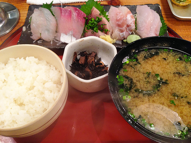 Five Assorted Sashimi Set Meal