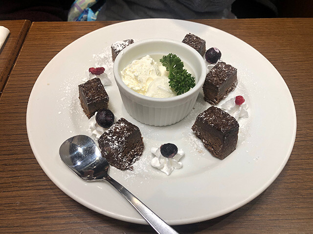 Brownie and Mascarpone Ice Cream