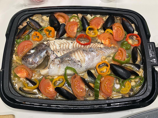 Acqua Pazza of Red Sea Bream
