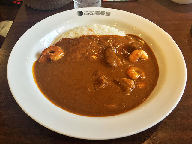 Beef Curry with Stewed Shrimps