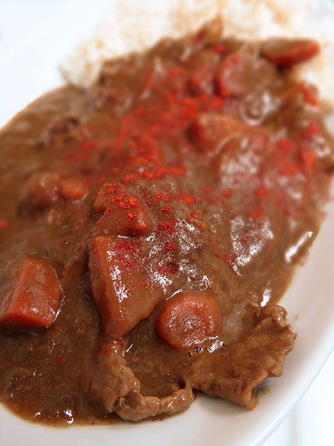 Homemade Low Fat Beef Curry with Sprouted Brown Rice