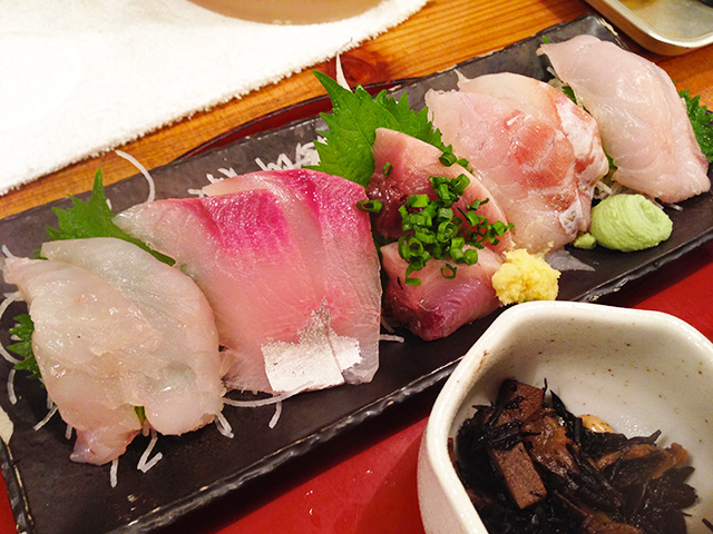 Five Assorted Sashimi
