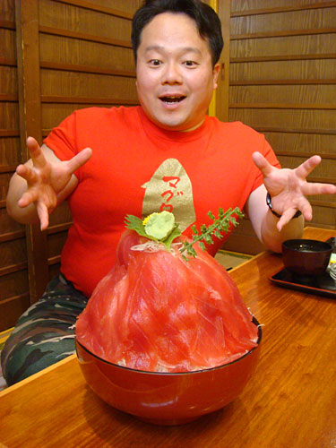 Dr. MaCHO with Mt. Tuna