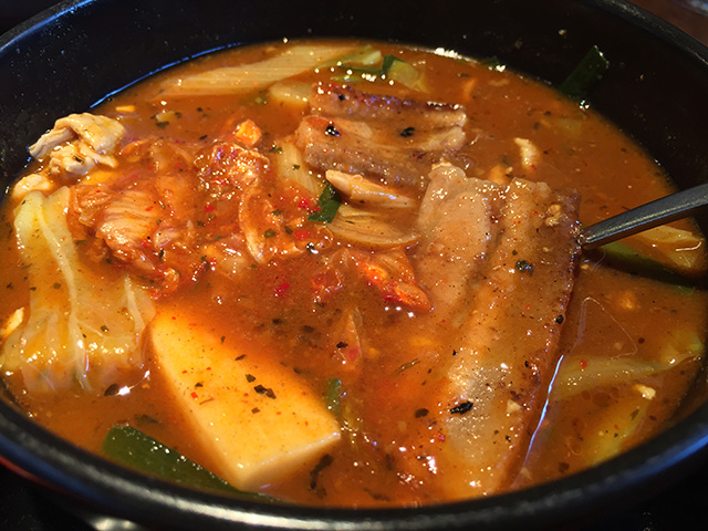 Kimchi-Stew Type Curry Soup