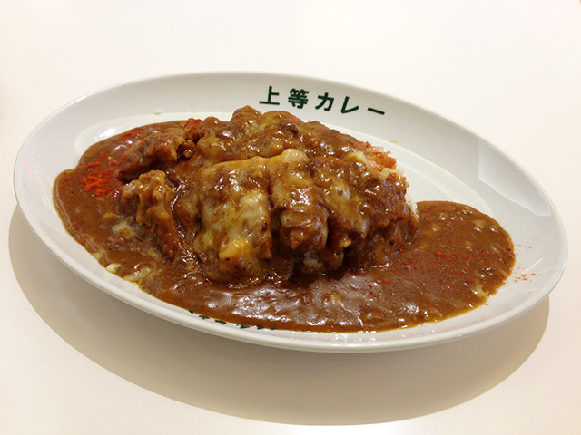 Pork Cutlet Curry and Rice with Cheese