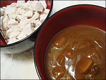 カレーフォンデュ