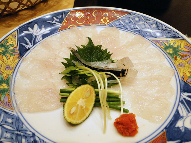 Blowfish Sashimi