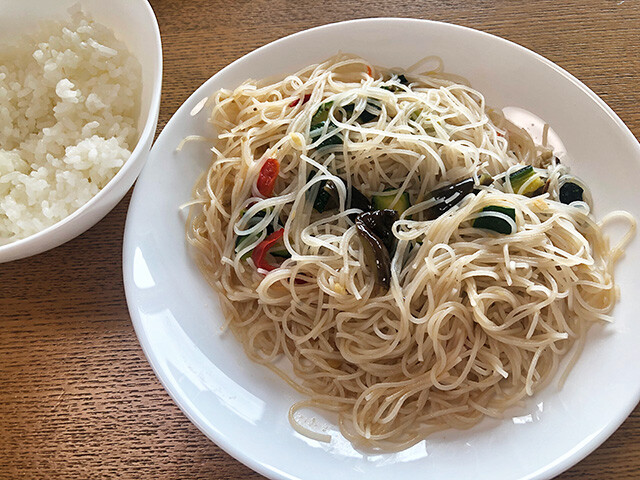 Fried Rice Noodles with Chiba Prefecture vegetables