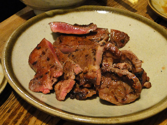 Broiled Thick-Sliced Beef Tongue