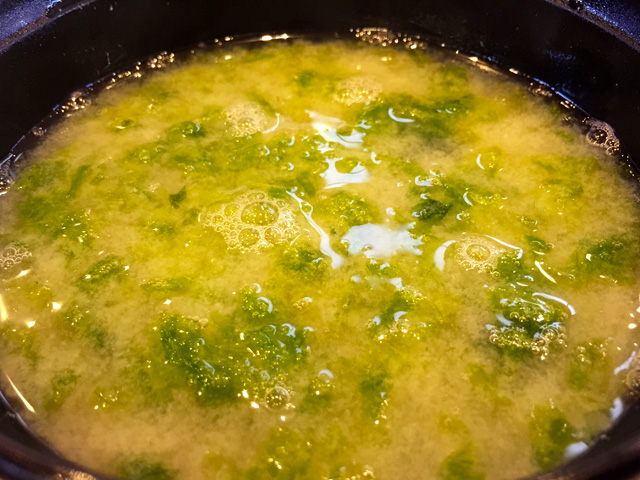 Sea Lettuce Miso Soup