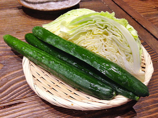 Cucumber and Cabbage