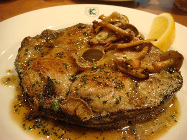 Tuna Steak with Lemon Butter