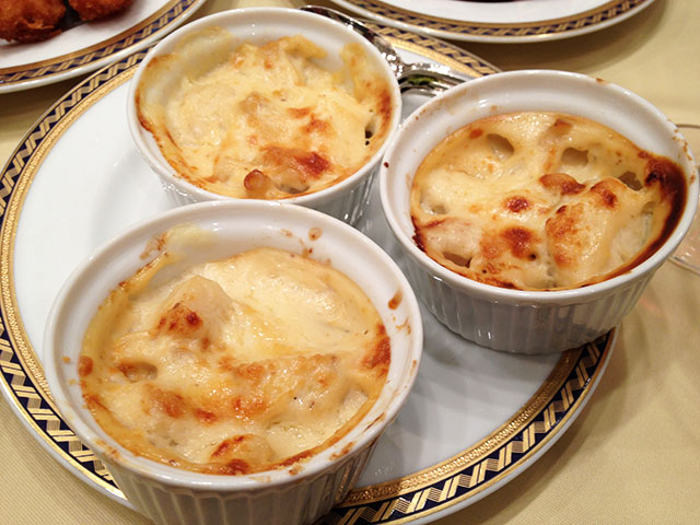 Scallop Macaroni au Gratin