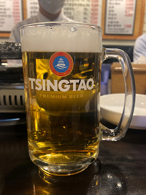 Draft Tsingtao Beer