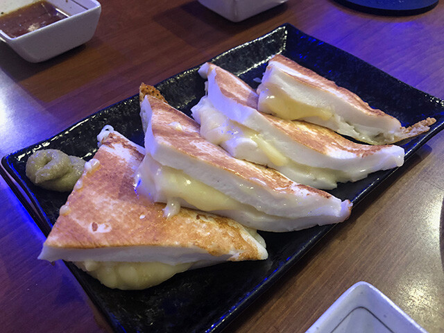 Fried Hampen with Cheese