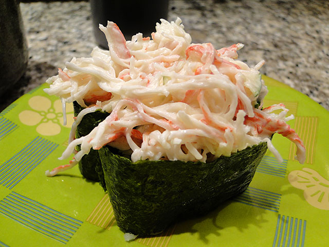Imitation Crab Salad Sushi