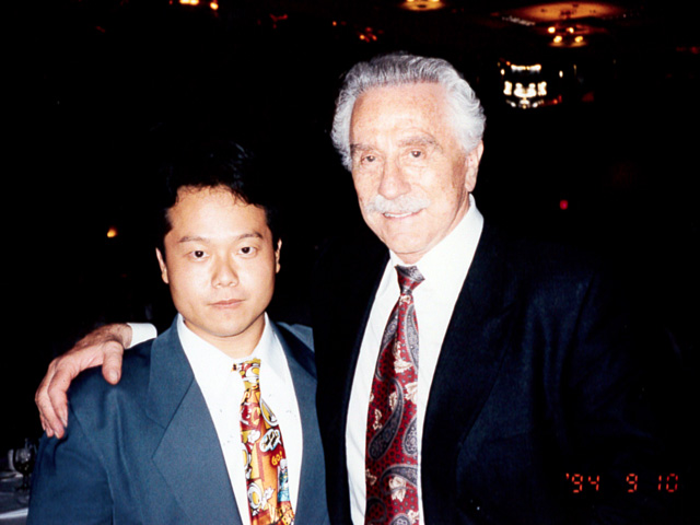 Joe Weider and Dr. MaCHO