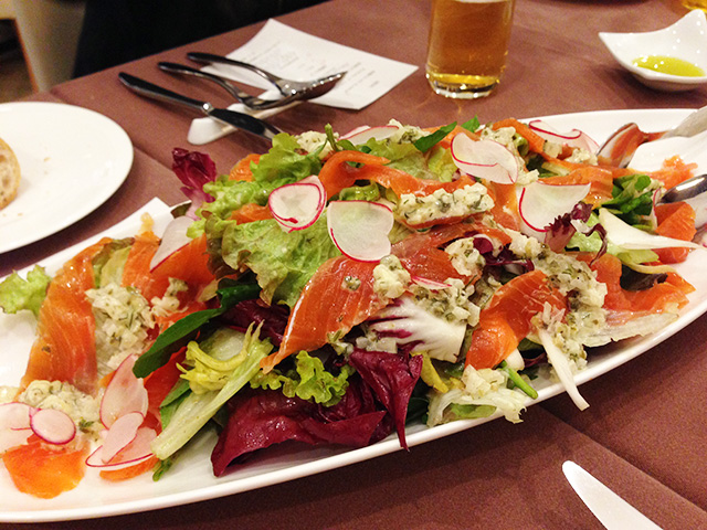 Homemade Smoked Salmon Salad