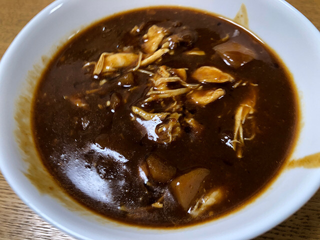 Beef Curry with Stewed Chicken