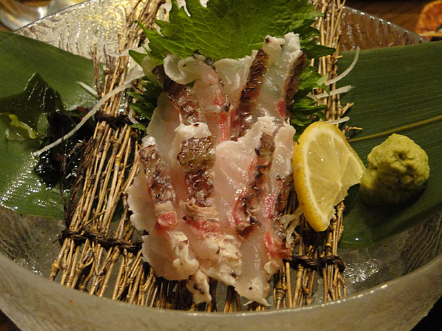 Red Sea Bream Sashimi