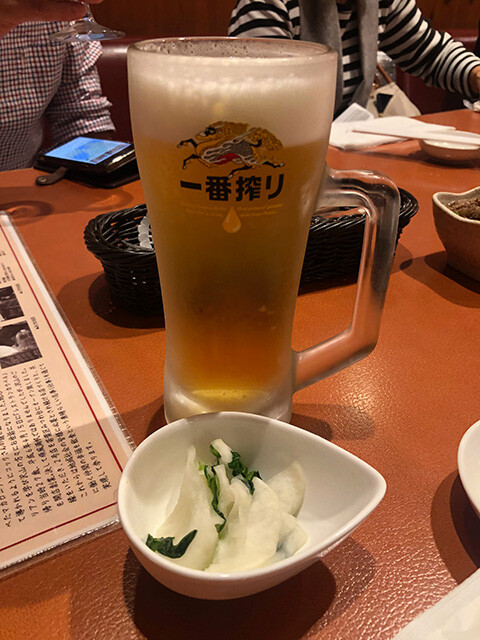 Draft Beer and Appetizer