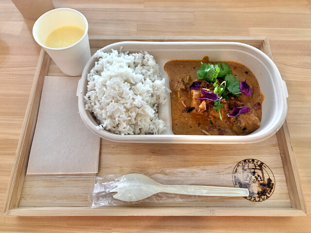 Butter Chicken Curry with Pineapple Lassi