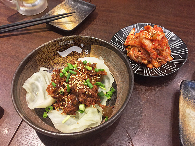 Stewed Fibrous Meat and Kimchi