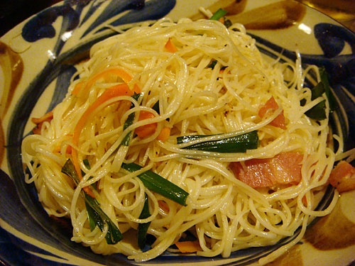 Stir-Fy with Somen Noodles