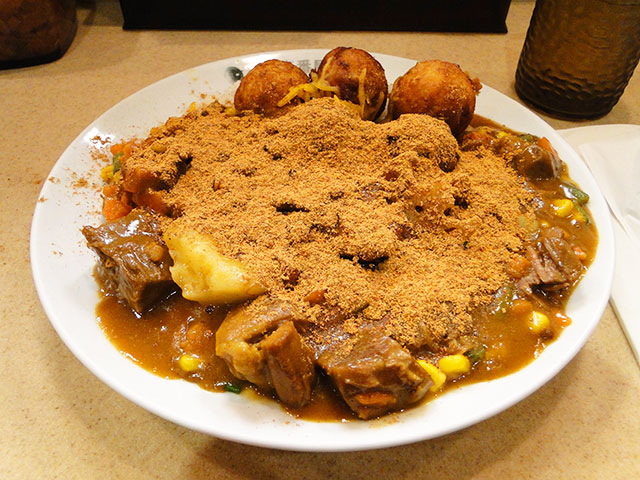 Beef Curry with Various Toppings