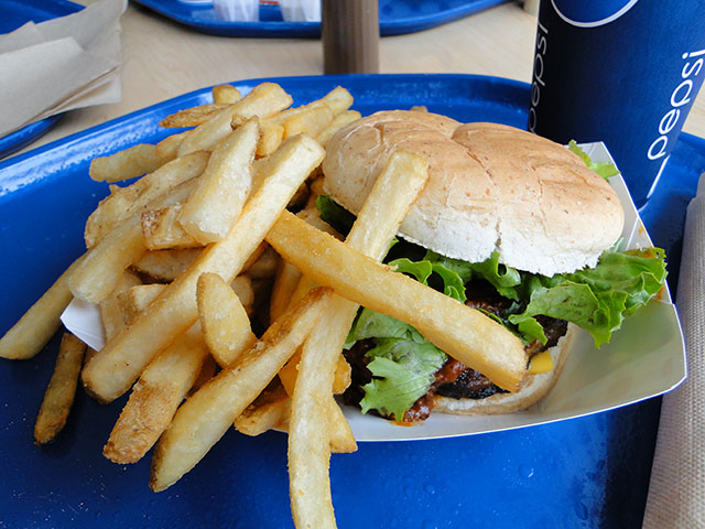 1/4 lb Cheese Burger wth French Fries