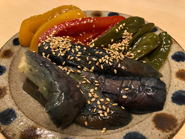 Deep-Rried Eggplant in Japanese Broth