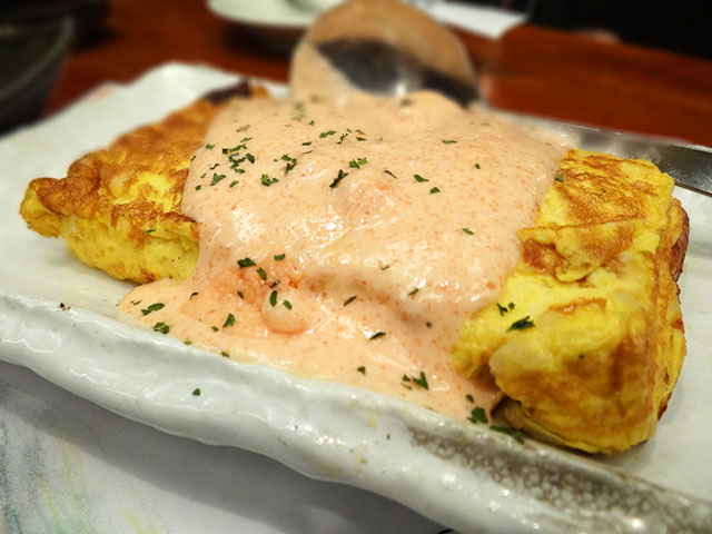 Rolled Egg with Mentaiko and Mayonnaise