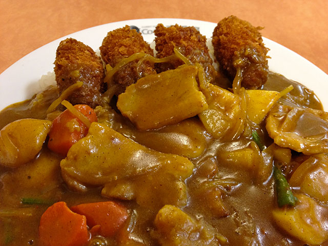 49th and 50th Grand Mother Curry with Fried Oysters and Cheese