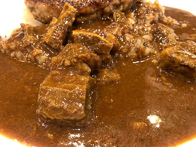 Beef Curry with Hamburger