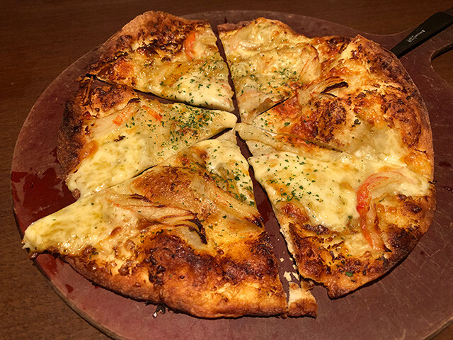 Japanese Pizza with Rich Crab Miso