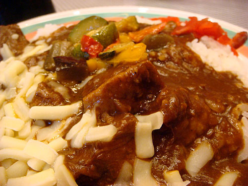 Beef Curry with Cheese