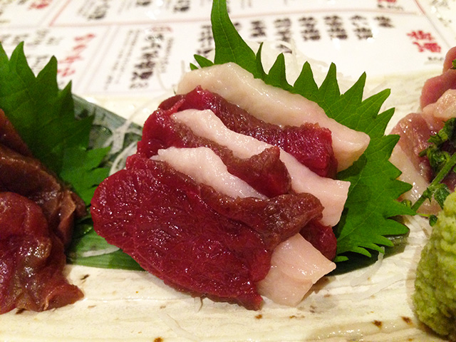 Horse Meat Sashimi