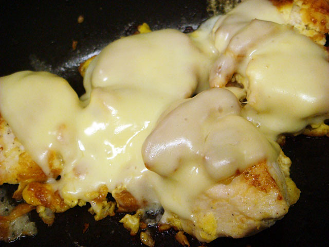 Grilled Chicken Breast with Egg and Cheese