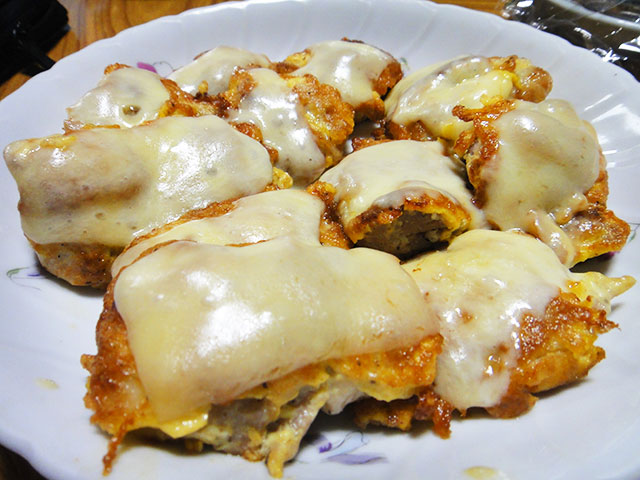 Grilled Chicken with Egg and Cheese