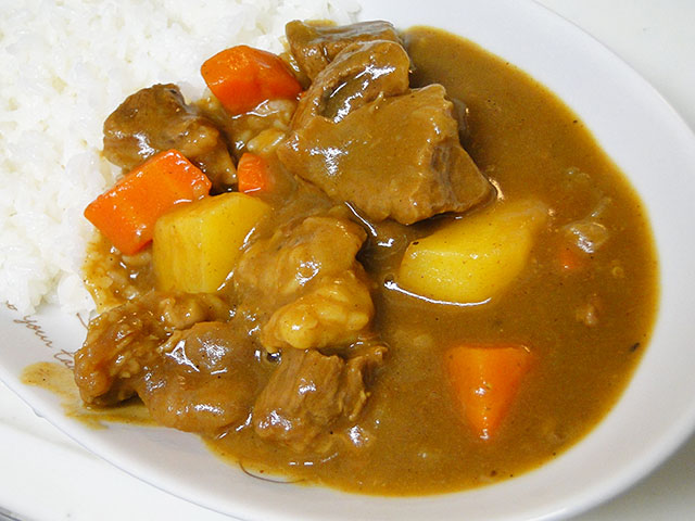 Homemade Beef Fibrous Curry