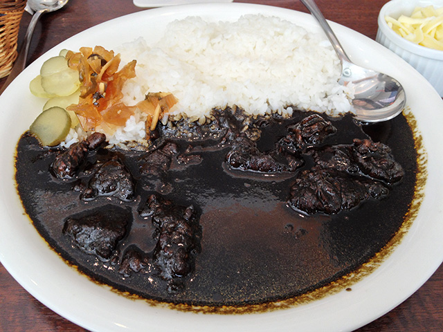 Black Curry and Rice with Cheese