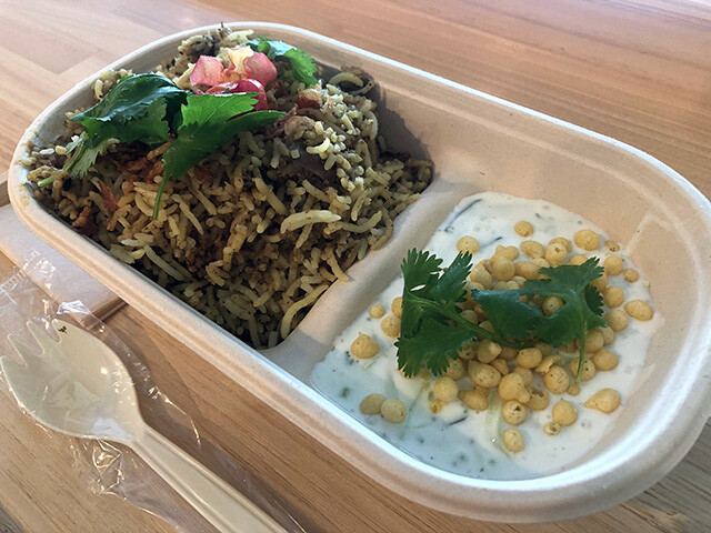 Mutton Biriyani and Raita