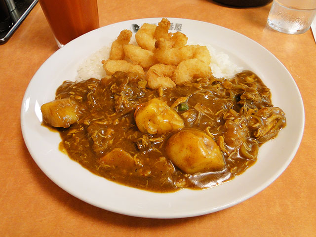 Crispy Breaded Shrimp Curry