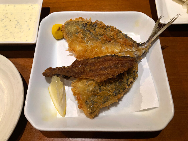Fried Fresh Horse Mackerel