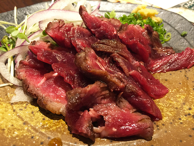 Seared Whale Meat