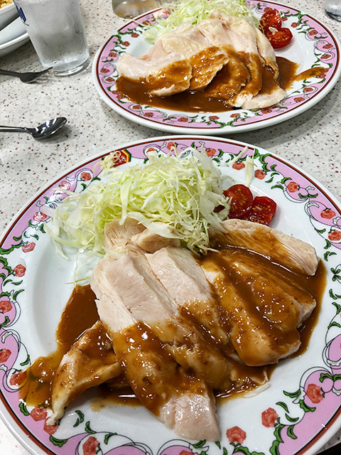 Steamed Chicken with Sesame Sauce