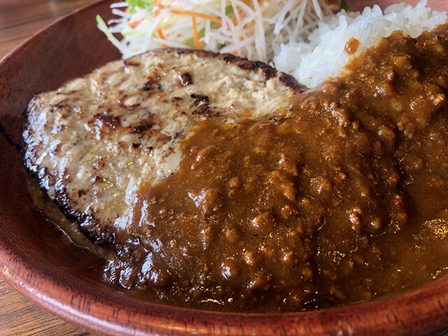 Curry Burg Dish