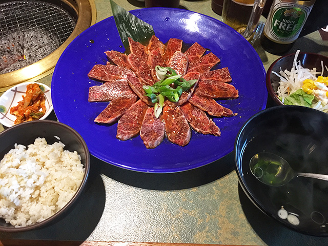 Extra-Large Helping of Yakiniku Set Meal