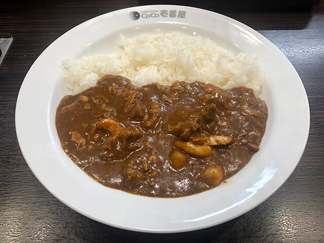 Beef Curry with Stewed Chicken and Stewed Shrimps